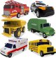 SplashEZ Mold Free 6 Cars Bath Toys for Kids | Toddler Bath Toys with No Hole for Water | Vehicles Set Ideal Size for Little Hands | Safe, Durable for Endless Tub Fun | Great for Boys & Girls Ages 0+