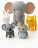 SplashEZ Bath Toys for Kids & Toddlers, Kids Bath Toys for Boys, Mold Free No Hole Sealed, Soft Durable Elephant Animals Play Set, No Mold for Water Tub & Pool, Ages 0-1-3-4-5-6-8