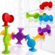 BUNMO Suction Bath Toys - Connect, Build, Create - Bath Toy - Hours of Fun & Creativity - Fine Motor Skills - Captivating & Stimulating Sensory Toy - Non-Mouthable Toy 3+ - Textured 10 Pack